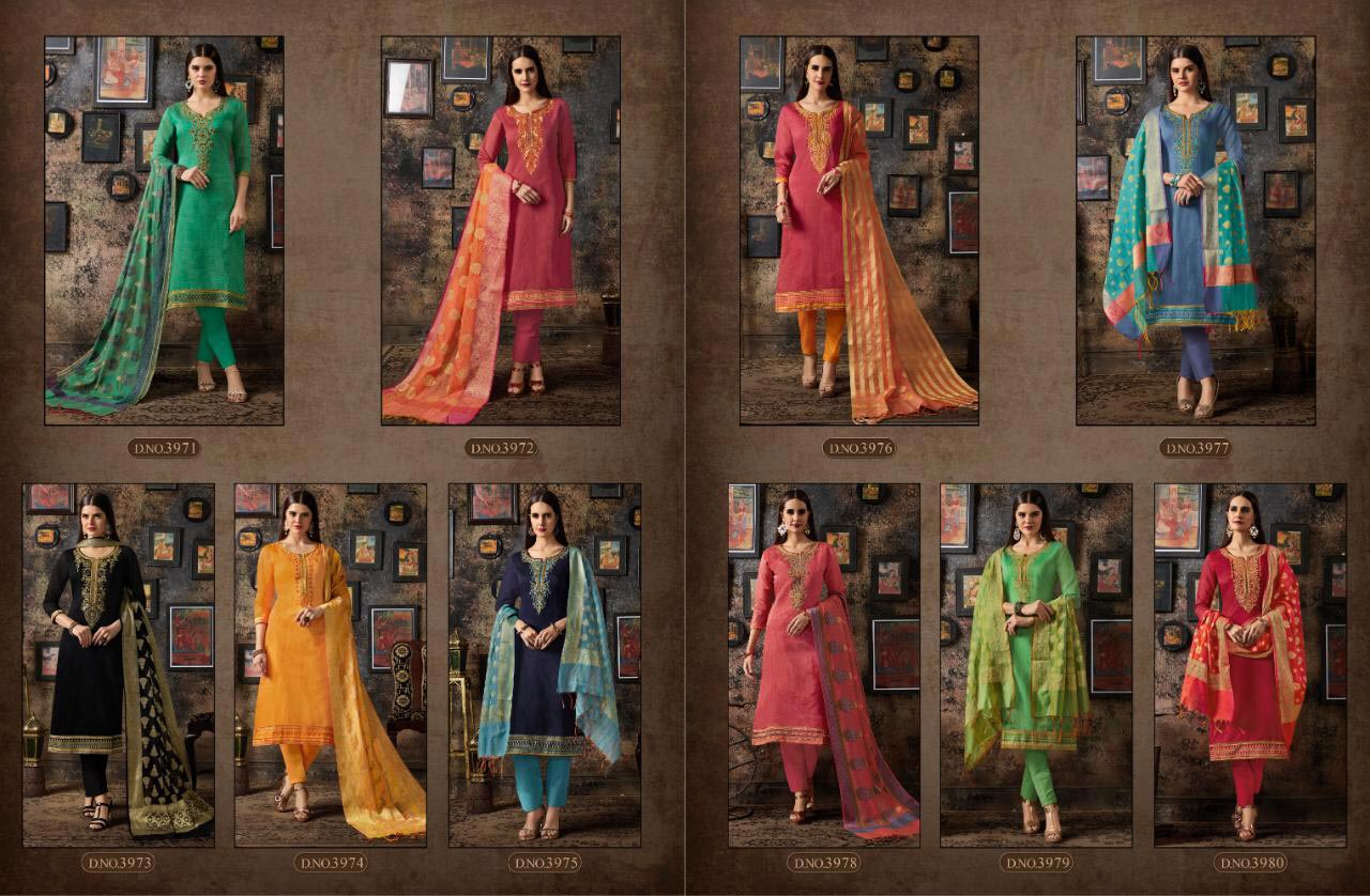 Aabhushan Vol-4 Kessi Fabrics Embroidery Dress Material Aabhushan Vol-4 Kessi Fabrics Embroidery Dress Material
